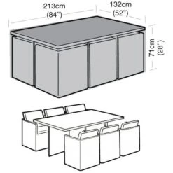Hoes Voor Tuinmeubelen PE - 213 × 132 × 71 Cm 4 Hoes Voor Tuinmeubelen PE - 213 × 132 × 71 Cm -Tuin Serie Winkel 1597234077 2 600