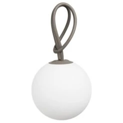 Tuin Serie Winkel 18 Buitenlamp Fatboy® Bolleke - LED Draadloos Taupe