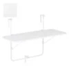 Balkontafel Wit - 88 × 51,5 × 67 Cm