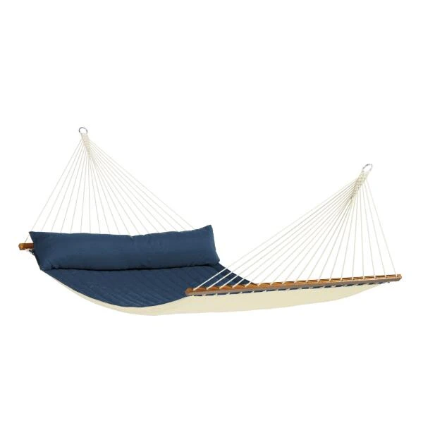 Hangmat Alabama Kingsize outdoor - marineblauw LA SIESTA Hangmat Alabama Kingsize Outdoor - Marineblauw -Tuin Serie Winkel alabama navy blue quilted kingsize spreader bar hammock 1609770133 438 600