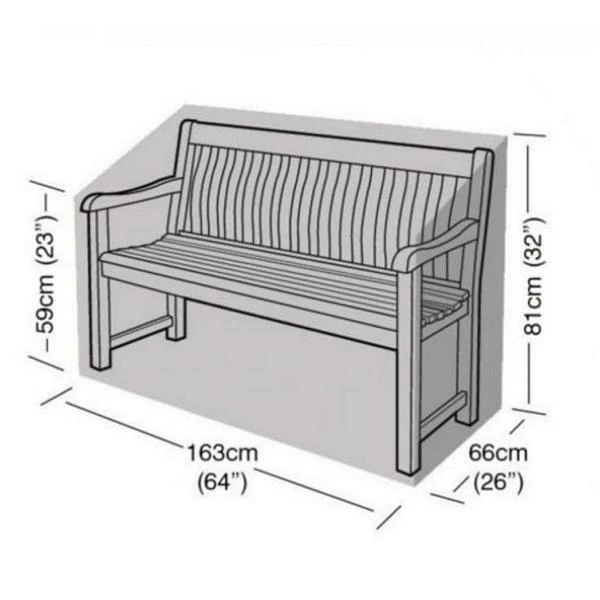 Hoes voor tuinbank driezit - 163 × 66 × 59/81 cm Hoes Voor Tuinbank Driezit - 163 × 66 × 59/81 Cm -Tuin Serie Winkel beschermhoes tuinbank driezit 1484066296 1 600