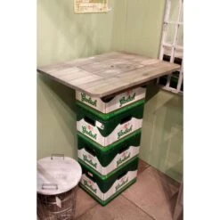 ESSCHERT DESIGN Bierkrat Tafel -Tuin Serie Winkel bierkrat tafel 1513424414 1 600