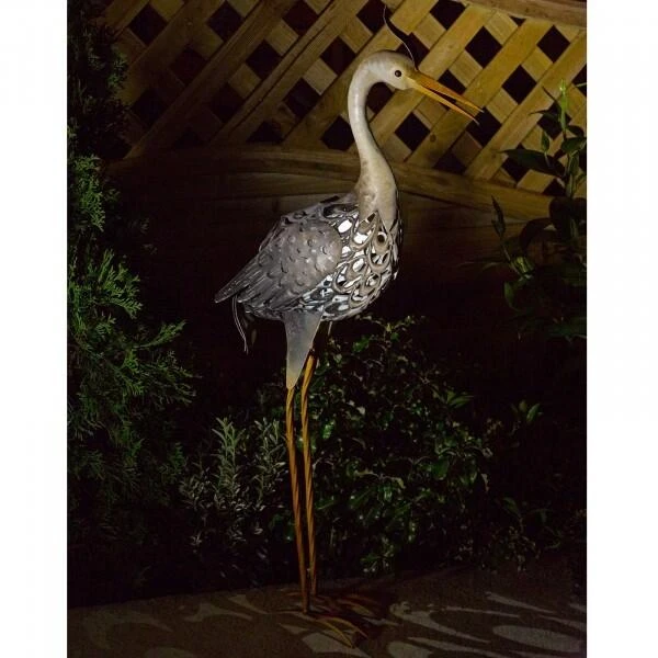 Blauwe reiger met verlichting op zonne-energie Blauwe Reiger Met Verlichting Op Zonne-energie -Tuin Serie Winkel blauwe reiger solar 1542743035 1 600