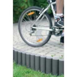 Borderrand Palissade Grijs - Ca. 270 Cm - Set Van 10 Stuks -Tuin Serie Winkel borderrand palissade grijs 27 m 1676300076 3 600