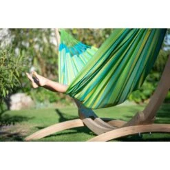 LA SIESTA Tweepersoonshangmat Brisa Outdoor - Limoengroen 5 LA SIESTA Tweepersoonshangmat Brisa Outdoor - Limoengroen -Tuin Serie Winkel brisa lime double classic hammock outdoor 1609770124 240 600