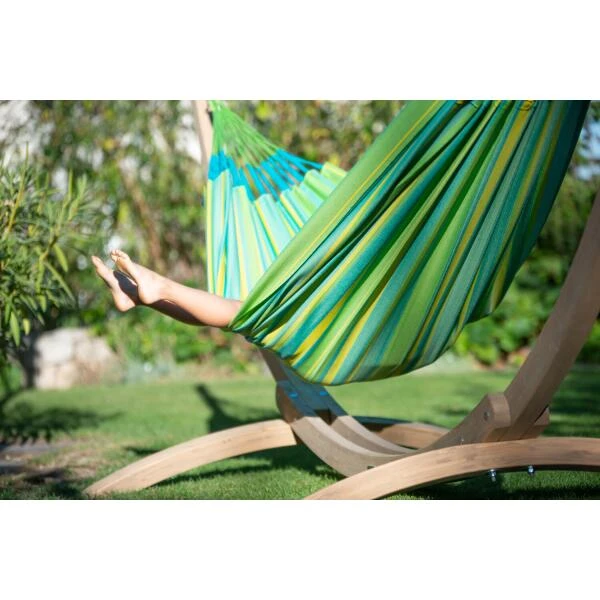 Tweepersoonshangmat Brisa outdoor - limoengroen LA SIESTA Tweepersoonshangmat Brisa Outdoor - Limoengroen -Tuin Serie Winkel brisa lime double classic hammock outdoor 1609770124 240 600