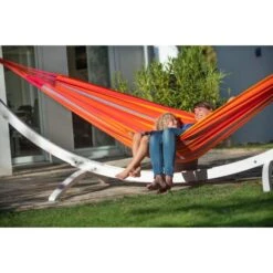 LA SIESTA Tweepersoonshangmat Brisa Outdoor - Toucan -Tuin Serie Winkel brisa toucan double classic hammock outdoor 1609770122 195 600