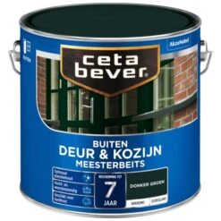 Cetabever Meesterbeits Deur & Kozijn Dekkend, Donkergroen - 2,5 L