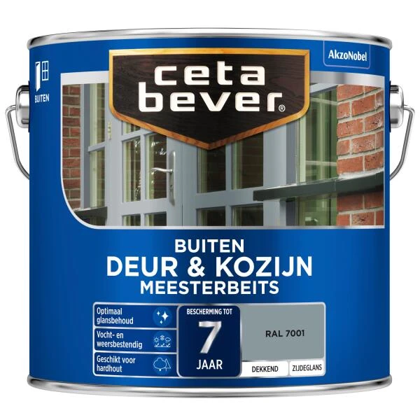 Cetabever Meesterbeits Deur & Kozijn dekkend, ral 7001 - 2,5 l Cetabever Meesterbeits Deur & Kozijn Dekkend, Ral 7001 - 2,5 L -Tuin Serie Winkel cetabever meesterbeits deur kozijn dekkend ral 7001 25 l 1602055982 75 600