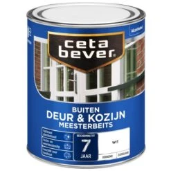 Cetabever Meesterbeits Deur & Kozijn Dekkend, Wit - 750 Ml