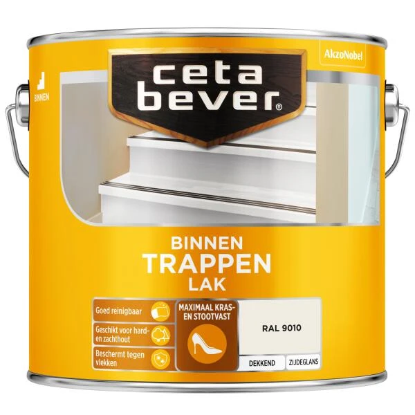 Cetabever Trappenlak dekkend, ral 9010 - 2,5 l Cetabever Trappenlak Dekkend, Ral 9010 - 2,5 L -Tuin Serie Winkel cetabever trappenlak dekkend ral 9010 25 l 1602056194 35 600
