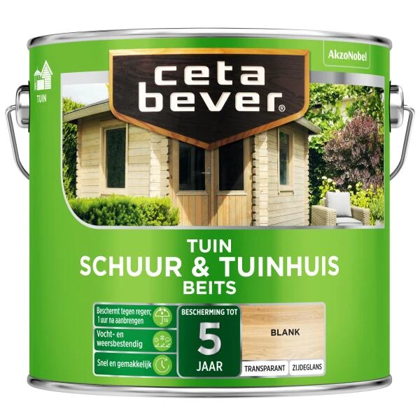 Cetabever Tuinbeits Schuur & Tuinhuis transparant, blank - 2,5 l Cetabever Tuinbeits Schuur & Tuinhuis Transparant, Blank - 2,5 L -Tuin Serie Winkel cetabever tuinbeits schuur tuinhuis transparant blank 25 l 1602056194 65 600