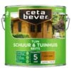 Cetabever Tuinbeits Schuur & Tuinhuis Transparant, Licht Eiken - 2,5 L -Tuin Serie Winkel cetabever tuinbeits schuur tuinhuis transparant licht eiken 25 l 1602056194 61 600