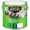 Cetabever Tuinbeits Tuinhout Dekkend, Wit - 2,5 L