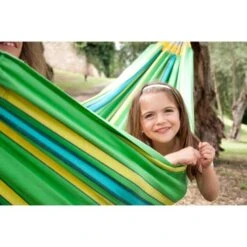 LA SIESTA Tweepersoonshangmat Currambera - Kiwi 3 LA SIESTA Tweepersoonshangmat Currambera - Kiwi -Tuin Serie Winkel currambera kiwi cotton double classic hammock 1609770127 297 600