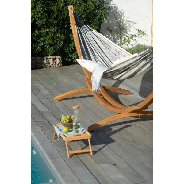 LA SIESTA Hangmattenstandaard Elipso Nature - Kingsize -Tuin Serie Winkel elipso nature fsc certified larch stand for kingsize hammocks 1609770150 727 600