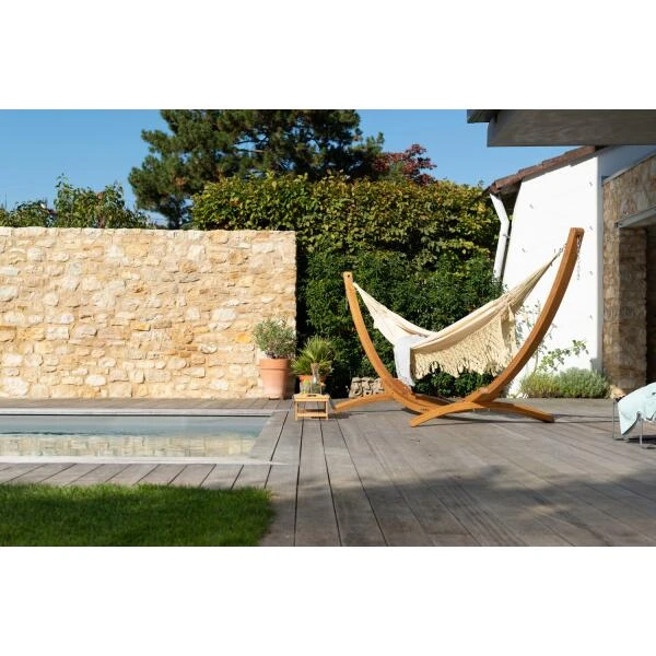 LA SIESTA Hangmattenstandaard Elipso Nature - Kingsize -Tuin Serie Winkel elipso nature fsc certified larch stand for kingsize hammocks 1609770150 728 600