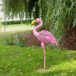 Flamingo In Metaal - Solar -Tuin Serie Winkel flamingo in metaal solar 1537369552 2 600