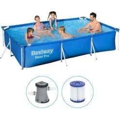 Bestway Zwembad Framepool Family Splash - 300 × 201 × 66 Cm -Tuin Serie Winkel framepool bestway 300x201x66 cm 1651130715 3 600