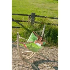 LA SIESTA Eenpersoons Spreidstok Hangmat Outdoor - Fruta Kiwi 3 LA SIESTA Eenpersoons Spreidstok Hangmat Outdoor - Fruta Kiwi -Tuin Serie Winkel fruta kiwi single spreader bar hammock outdoor 1609770130 388 600