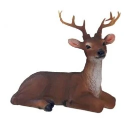 ESSCHERT DESIGN Hert Liggend Tuinbeeld - 20 × 11 × 18 Cm -Tuin Serie Winkel hert liggend tuinbeeld 1619773907 2 600