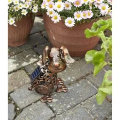 Hond Met Wiebelkop En Solarverlichting -Tuin Serie Winkel hond met wiebelkop solar 1484065586 2 600