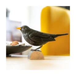 Merel In Lindenhout - Handgemaakt -Tuin Serie Winkel houten merel 1609220577 1 600