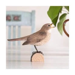 Nachtegaal In Lindenhout - Handgemaakt -Tuin Serie Winkel houten nachtegaal 1612798179 2 600