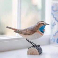 Blauwborst In Lindenhout - Handgemaakt 3 Blauwborst In Lindenhout - Handgemaakt -Tuin Serie Winkel houten vogel blauwborst 1537258293 2 600