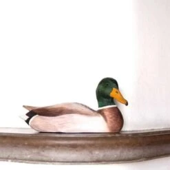 Wilde Eend - Woerd In Lindenhout - Handgemaakt -Tuin Serie Winkel houten wilde eend 1516952425 1 600