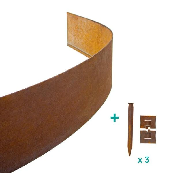 Kantopsluiting Multi-Edge Advance Corten - set van 6 stuks Kantopsluiting Multi-Edge Advance Corten - Set Van 6 Stuks -Tuin Serie Winkel kantopsluiting multiedge advance corten 1659087150 2 600