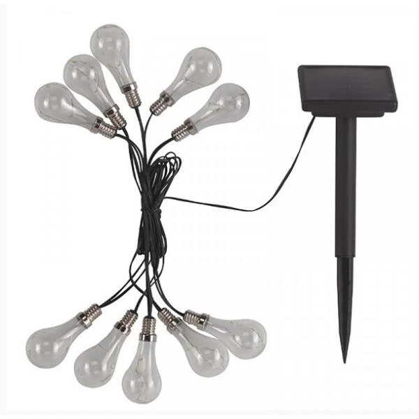 Lichtslinger Eureka gloeilamp op zonne-energie - 10 bulbs - 380 cm Lichtslinger Eureka Gloeilamp Op Zonne-energie - 10 Bulbs - 380 Cm -Tuin Serie Winkel lichtslinger eureka gloeilamp solar 1615387024 2 600