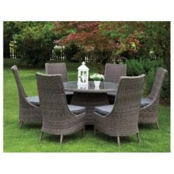 Hoes Voor Tuinmeubelen - Ronde Tafel + 6 Stoelen -Tuin Serie Winkel meubelhoes t 6 s rond 1544174052 3 600