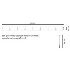 Kantopluiting Multi-Edge FLEX - 200 Cm × Hoogte 5,5 Cm 7 Kantopluiting Multi-Edge FLEX - 200 Cm × Hoogte 5,5 Cm -Tuin Serie Winkel multiedge flex 200 cm 1556090101 5 600