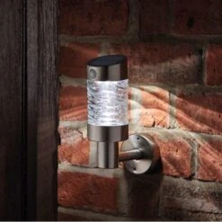 Tuin Serie Winkel 31 Muurlamp Wave Met Bewegingssensor, Op Zonne-energie