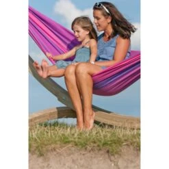 LA SIESTA Eénpersoonshangmat Orquídea - Paars -Tuin Serie Winkel orqudea purple cotton single classic hammock 1609770119 124 600