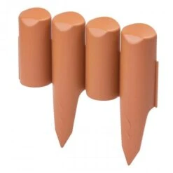 Tuinafboording Terracotta 2,5 M - Set Van 10 Stuks -Tuin Serie Winkel palissade afboording 25m 1484062290 3 600