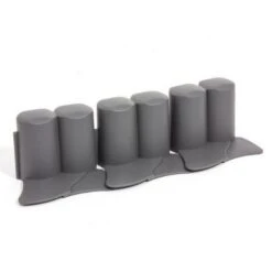 Palissade Met Rand Grijs - 3 Meter - Set Van 8 Stuks -Tuin Serie Winkel palissade lvorm grijs 3 m 1484062210 3 600