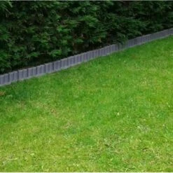 Palissade Met Rand Grijs - 3 Meter - Set Van 8 Stuks -Tuin Serie Winkel palissade lvorm grijs 3 m 1484062210 4 600
