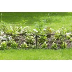 Tuin Serie Winkel 6 Perkhekje Metaal Bruin - 100 × 38 Cm