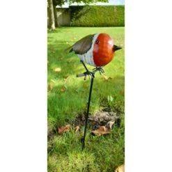 Roodborstje Metaal Op Stok -Tuin Serie Winkel roodborstje metaal op stok 1663248345 1 600