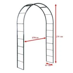 Rozenboog Massief Groen 150 × 40 × 230 Cm -Tuin Serie Winkel rozenboog massief groen 150 x 40 x 230 cm 1484052912 3 600