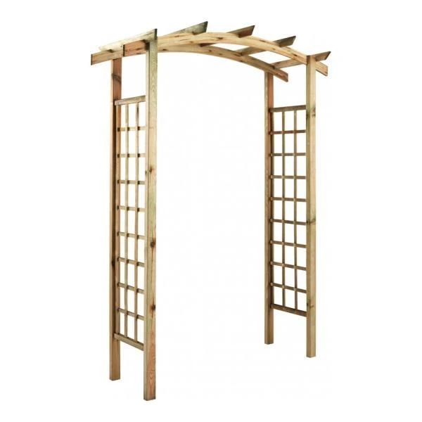 Houten Rozenboog Rond - Naturel 160 × 72 × 229 Cm -Tuin Serie Winkel rozenboog naturel rond 160 x 72 x 229 cm 1484062434 1 600