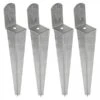 Rozenboogankers Gegalvaniseerd 38 Cm - Set Van 4 Stuks -Tuin Serie Winkel rozenboogankers 38 cm 1484057687 1 600