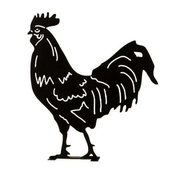 Silhouet haan - decoratief Silhouet Haan - Decoratief -Tuin Serie Winkel silhouet haan 30 cm 1484063406 1 600