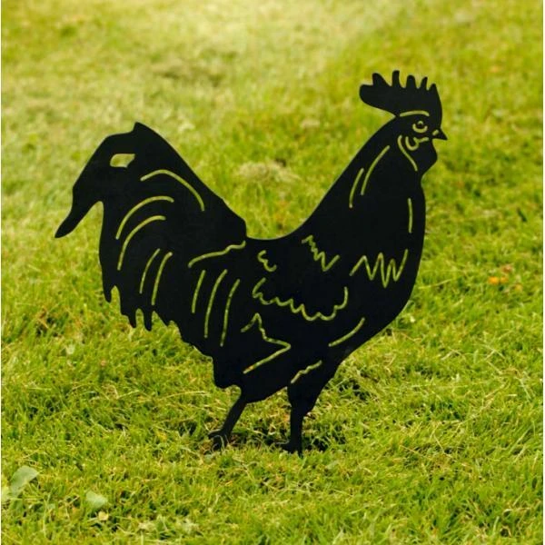 Silhouet haan - decoratief Silhouet Haan - Decoratief -Tuin Serie Winkel silhouet haan 30 cm 1484063406 2 600