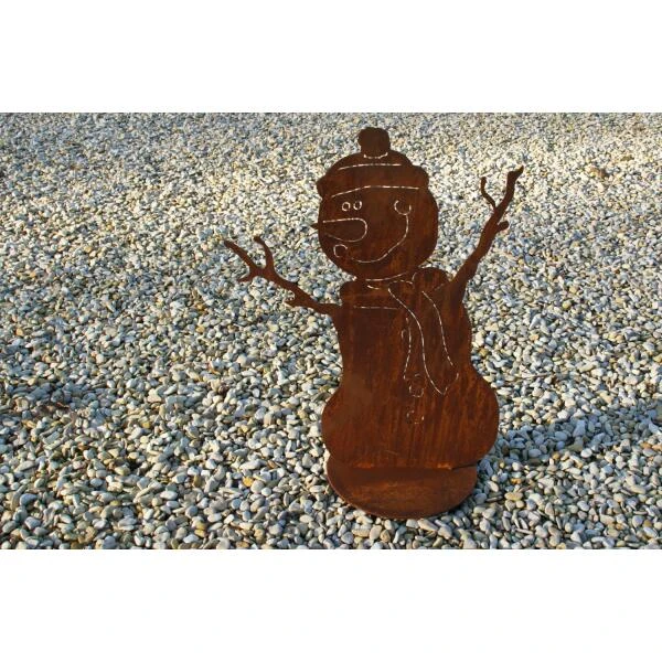 Sneeuwman met muts - decoroest Sneeuwman Met Muts - Decoroest -Tuin Serie Winkel sneeuwman met muts 1510666930 2 600