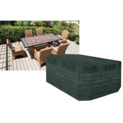 Hoes Voor Tuinmeubelen - Rechthoekige Tafel + 6 Stoelen 5 Hoes Voor Tuinmeubelen - Rechthoekige Tafel + 6 Stoelen -Tuin Serie Winkel tuinmeubel beschermhoes t6s 1497600905 1 600