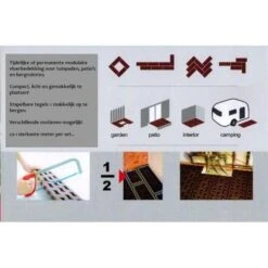 Tuinpadplaten - Grondplaten Bruin - Set Van 8 Stuks -Tuin Serie Winkel tuinpadplaten grondplaten bruin 1484056887 5 600