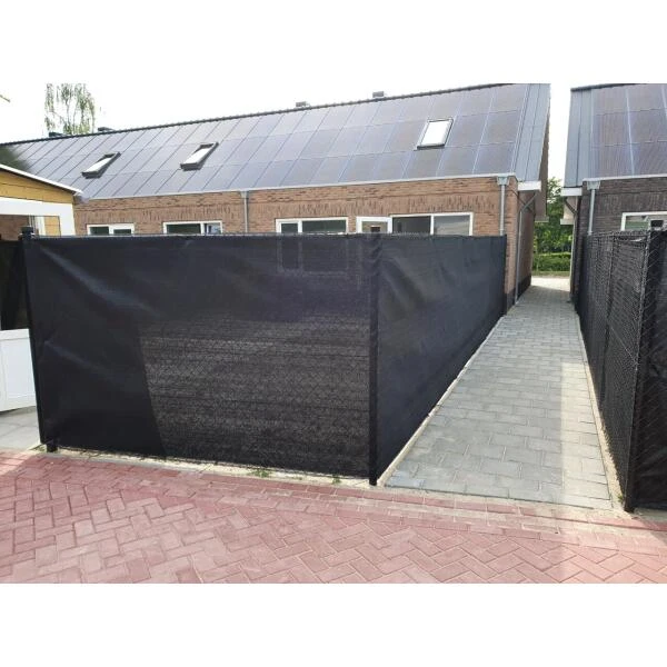 Zichtbreker - windbreker 25 × 2 m zwart Zichtbreker - Windbreker 25 × 2 M Zwart -Tuin Serie Winkel zicht en windbreker zwart 25 x 2 m 1589361172 1 600